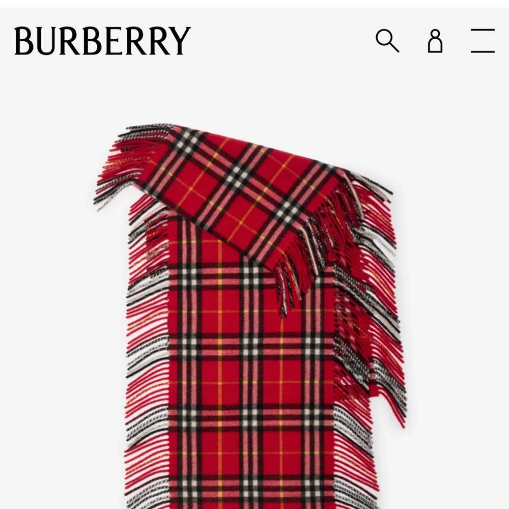 Burberry scarf new with tags
